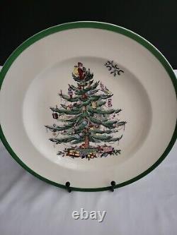 Spode Christmas Tree Service de Table 4 Pièces Neuf Jamais Utilisé avec Autocollants Originaux