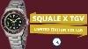 Squale X The Urban Gentry Tgv 1545 Edition Limitée Collaboration Watch