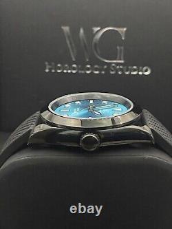 Studio d'horlogerie WG Montre automatique sur mesure pour hommes Mouvement Nh38