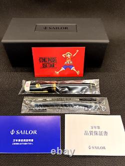 Stylo plume SAILOR Édition Limitée ONE PIECE Monkey D. Luffy Nib MF Japon Neuf