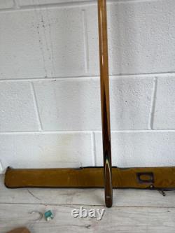 Terry Griffiths Riley Édition Limitée Vintage Queue de Snooker 2 Pièces Avec Sac Ancien