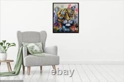 Tigre Art Édition Limitée Impression Maximus Art Animal Coloré 70 Édition