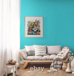 Tigre Art Édition Limitée Impression Maximus Art Animal Coloré 70 Édition