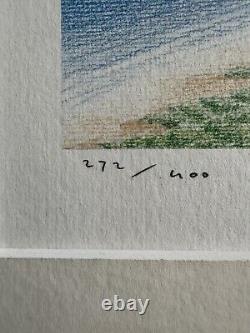 Tirage Numéroté Édition Limitée en Cadre, Signé par l'Artiste Néerlandais Rene Boin