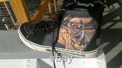 Vans Sk8 Hi Iron Maiden Piece Of Mend Us Mens 10,5 Sneakers Heavy Metal