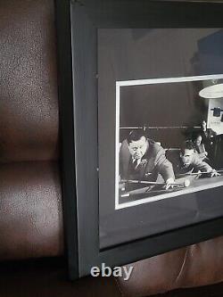 Véritable morceau du panneau Hollywood Édition limitée, encadré, certificat d'authenticité avec The Hustler