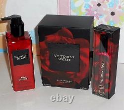 Victoria's Secret Limited Edition Rose Caramel Eau De Parfum 3 Pièces Lot Nouveau