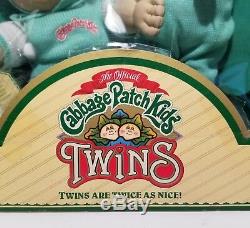 Vintage Cabbage Patch Twins Édition Limitée Avec La Boîte Exc. État