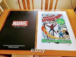 Washington Green Fine Art Édition limitée de Spiderman No1 Signé par Stan Lee