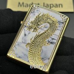 ZIPPO Briquet à huile Dragon édition limitée 88 pièces Motif japonais Blanc