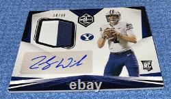 Zach Wilson 2021 Panini Chronicles Draft Picks Limited Rpa Rc Patch Auto /99