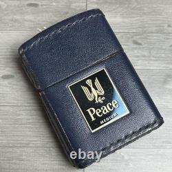 Zippo Briquet 24 Paix Cuir Moyen Édition Limitée