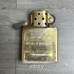 Zippo Briquet 24 Paix Cuir Moyen Édition Limitée