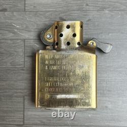 Zippo Briquet 24 Paix Cuir Moyen Édition Limitée