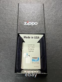 Zippo Paix Acoustique Bleu Titan Édition Limitée Pièce Acoustique Fabriquée en 2003 Ra