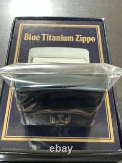 Zippo Paix Bleu Titane Édition Limitée Pièce 1995 Fabriquée Timbre Or Dead Stock