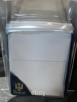 Zippo Paix Bleu Titane Édition Limitée Pièce Modèle Rare Fabriqué En 2007 Or Inn