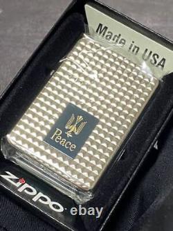 Zippo Pièce Diamond Cut Armor Édition Limitée Modèle Rare Fabriqué en 2007 (3) Peace