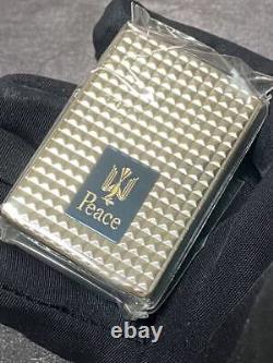 Zippo Pièce Diamond Cut Armor Édition Limitée Modèle Rare Fabriqué en 2007 (3) Peace