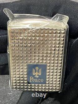 Zippo Pièce Diamond Cut Armor Édition Limitée Modèle Rare Fabriqué en 2007 (3) Peace