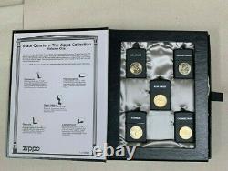 Zippo State Quarter Set Limited Edition 5000 Pièce Dans Le Monde À Partir De 1998