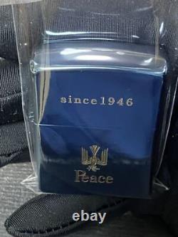 Zippo pièce en titane bleu édition limitée modèle rare fabriqué en 2015 (2) Peace si