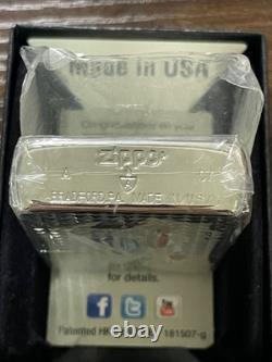 Zippo zippo Boîtier Armor de Paix Édition Limitée Pièce Découpe Diamant Armor Fabriqué en 200