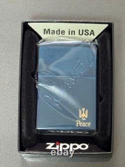 Zippo zippo Paix Acoustique BLEU TITAN Édition Limitée Pièce Acoustique Fabriquée en 200